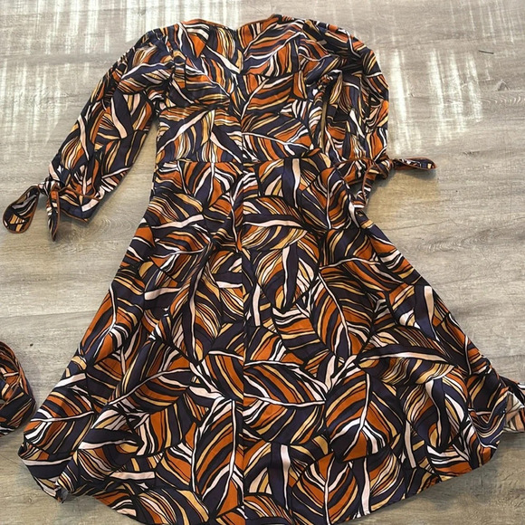 Laroque Davis Dress Copper Leaf Sz XS - Picture 8 of 12